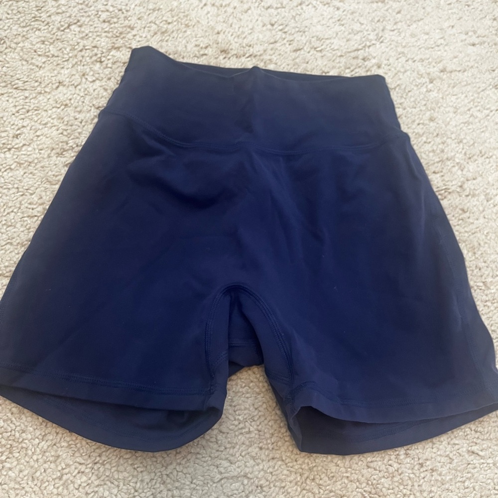 BuffBunny Navy Athletic Shorts
